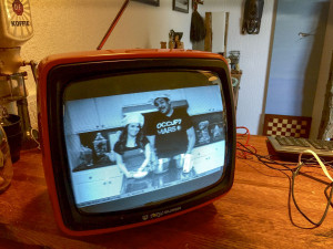 Raspberry Pi driven TV with a Youtube video